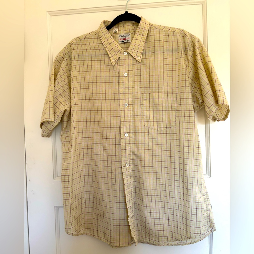 Vintage Washington Dee Cee button down short sleeve